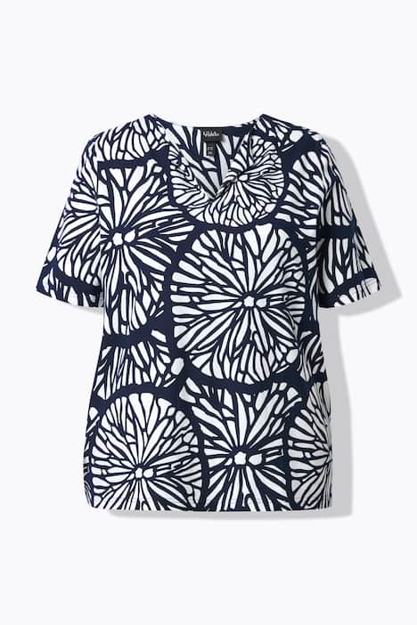 Paita, V-pääntie, lyhyet hihat