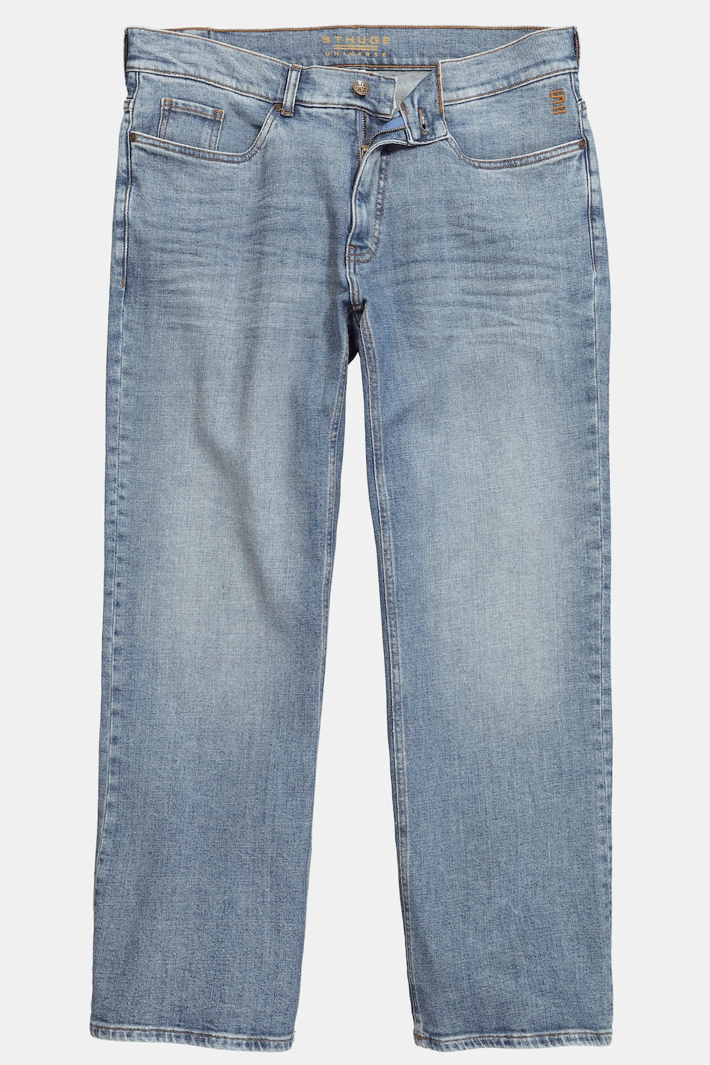 STHUGE jeans, met omslag, 5-pocket, vintage look, tot 72