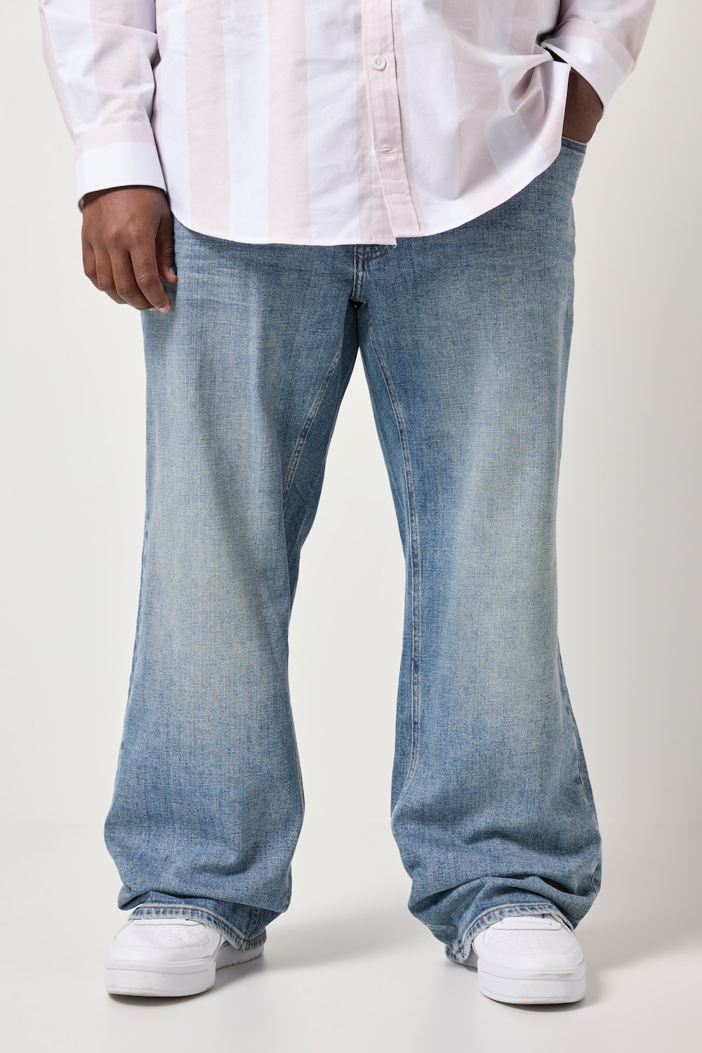 STHUGE Jeans, mit Schlag, 5-Pocket, Vintage Look, bis 72