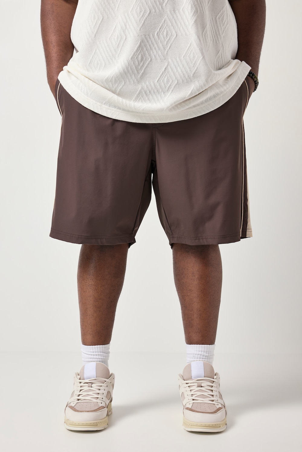 STHUGE Bermuda, Elastikbund, Seitenstreifen, schnell trocknend, bis 8 XL