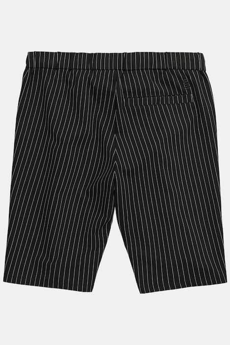 STHUGE Sweat-Bermuda, Interlock-Qualität, Nadelstreifen, Loose Fit, bis Gr. 72