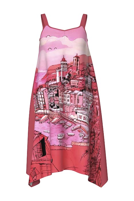 Šaty, sváteční motiv, áčkový střih, V výstřih, bez rukávů