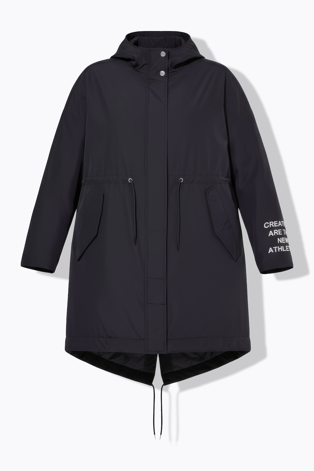 Stora storlekar Parkas, Dam, svart, storlek: 58/60, Polyester, Studio Untold