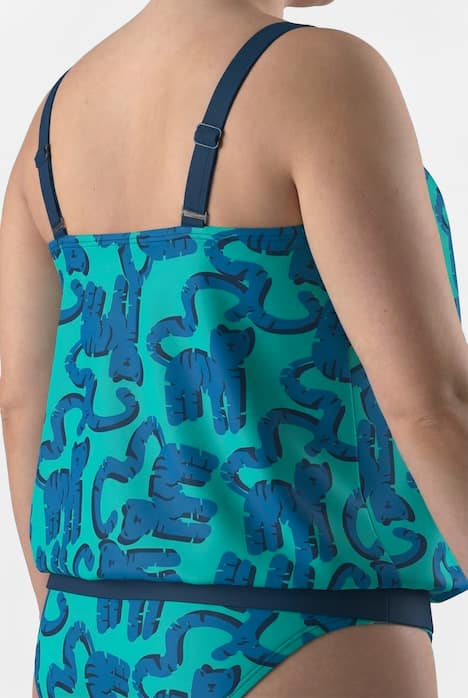 Tankini, Katzen, Softcups, Elastiksaum, Träger verstellbar