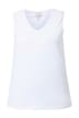 Top, Classic, výstřih do V, bez rukávů, biobavlna