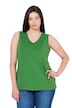 Top, Classic, výstřih do V, bez rukávů, biobavlna