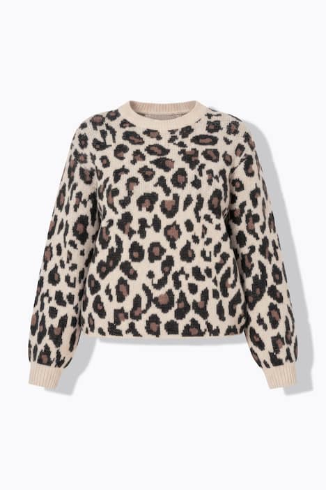 Pullover, Boxy Shape, Leo, Balon-Langarm