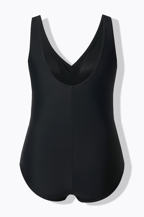 Badeanzug, Wickeleffekt, Softcups, Zierschnalle