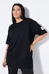 T-Shirt, oversized, Ärmelbadge