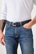 Pletený opasek, s kůží, streč komfort, do 170 cm