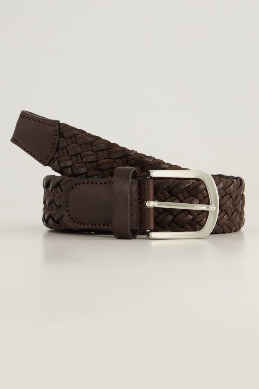 Ceinture JP 1880, cuir véritable tressé et extensible - jusqu'à 170 cm