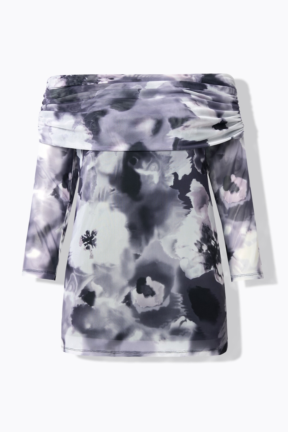 Stora storlekar topp, Dam, svart, storlek: 46, Polyester/Elastan, Ulla Popken
