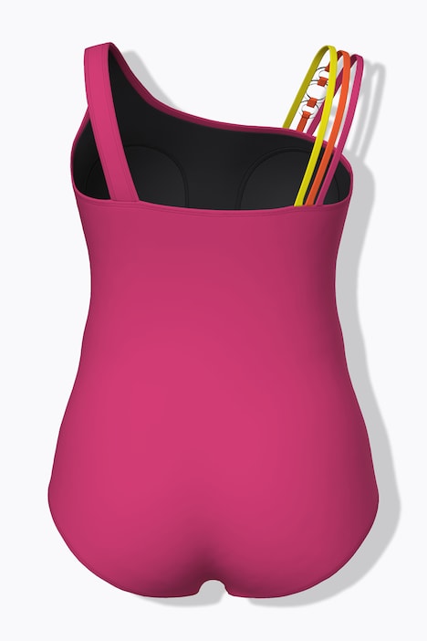 Badeanzug, Palmen, Softcups, 3er-Träger, recycelt