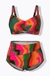 Bikini, Farbverlauf, Softcups, drapiert, recycelt