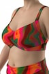 Bikini, Farbverlauf, Softcups, drapiert, recycelt