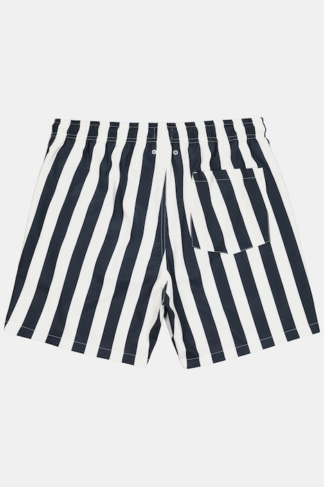 Badeshorts FLEXNAMIC®, Beachwear, Streifen, Elastikbund, Verstaubeutelbis Gr. 8 XL