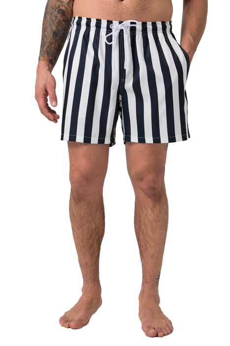 pánské plážové šortky FLEXNAMIC®, pruhy, elastický pas, součástí voděodolný sáček, do 8 XL