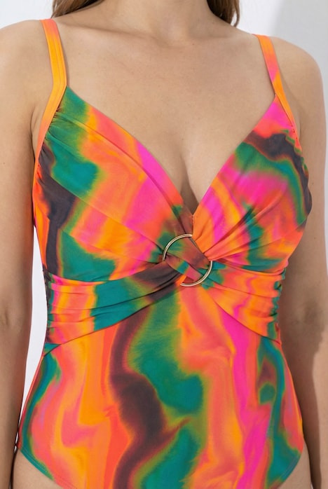 Badeanzug, Bügel, ohne Softcups, Träger verstellbar, recycelt