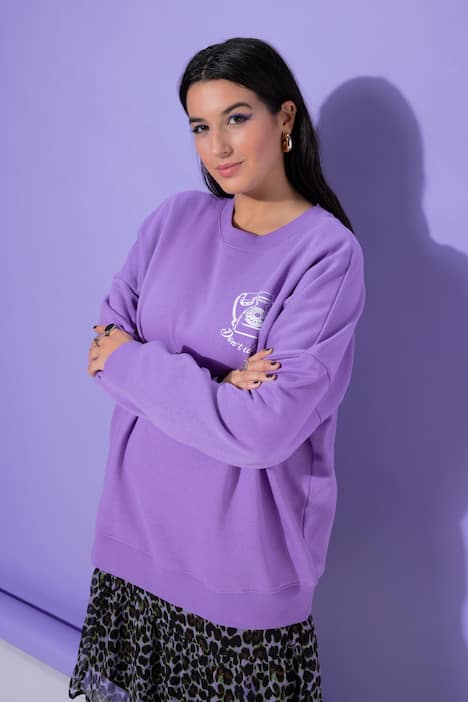 Sweatshirt, extra oversized, Prints, OEKO-TEX