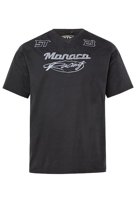 STHUGE Tričko, krátké rukávy, oversized, výšivka na hrudi, vintage vzhled, do velikosti 8XL