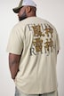 STHUGE T-Shirt, Halbarm, oversized, Rückenprint, Vintage Look, bis 8 XL
