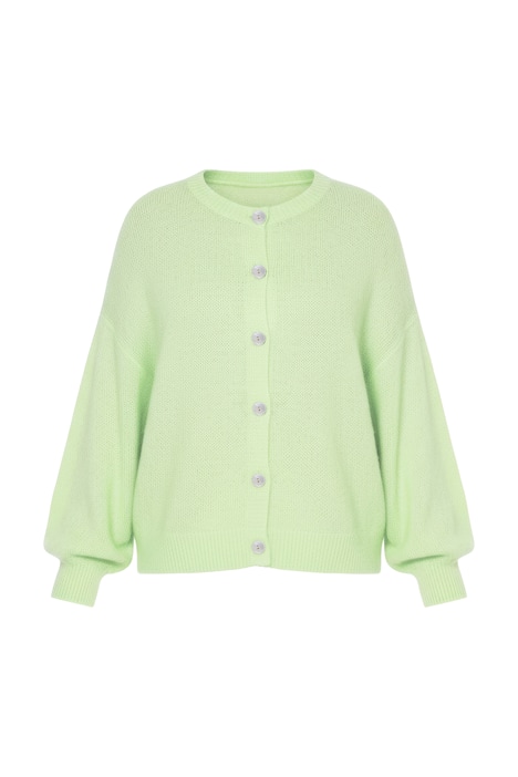 Rozepínací svetr, rovný střih, měkoučký úplet