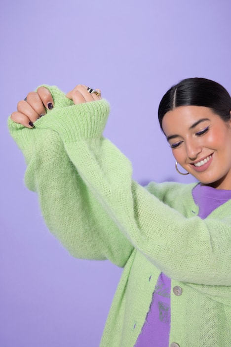 kardigan, prosty fason, przyjemna dziania