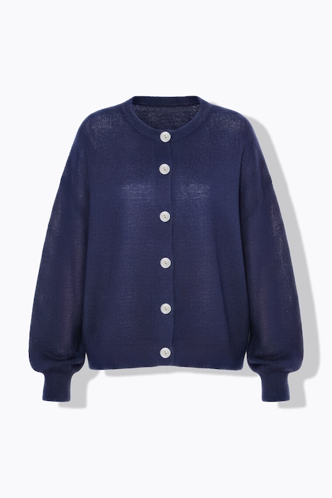 Strickjacke, Straight Shape, Kuschelstrick