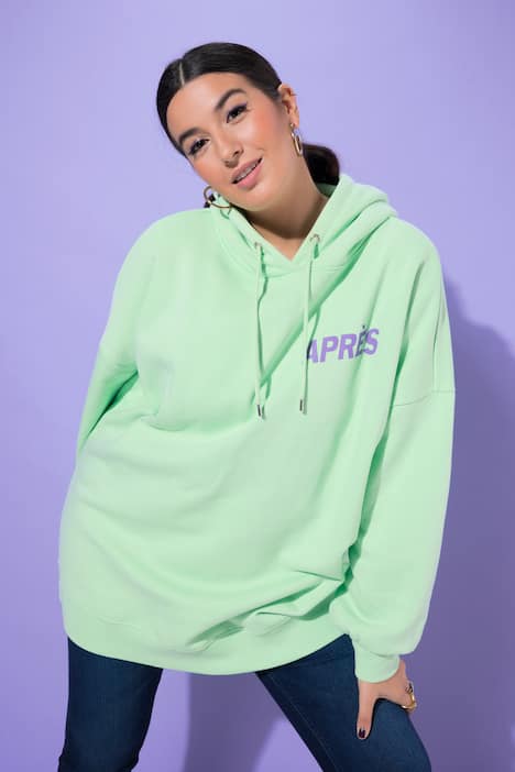 Hoodie, oversized, Kapuze, Prints