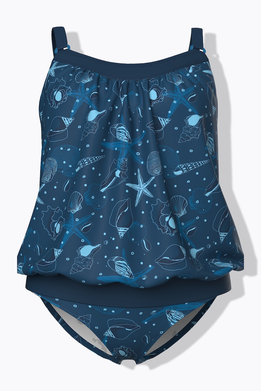 Tankini, Muscheln, Softcups, Träger verstellbar