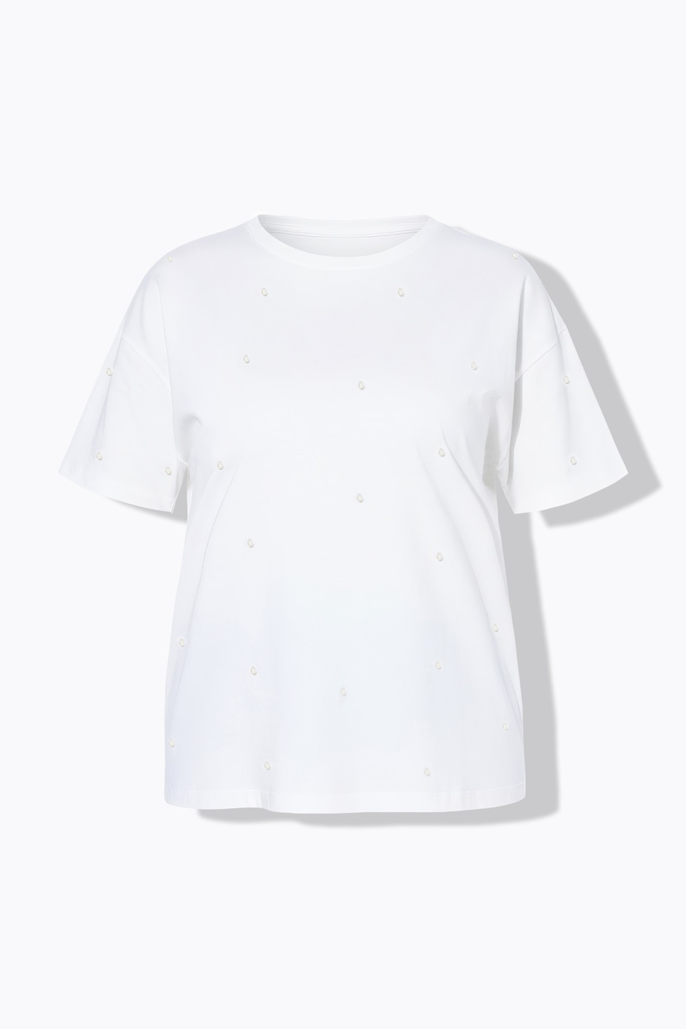 Stora storlekar T-shirt, Dam, vit, storlek: 58/60, Bomull, Studio Untold