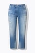 Boyfriend-Jeans, Destroy-Effekte, Komfortbund