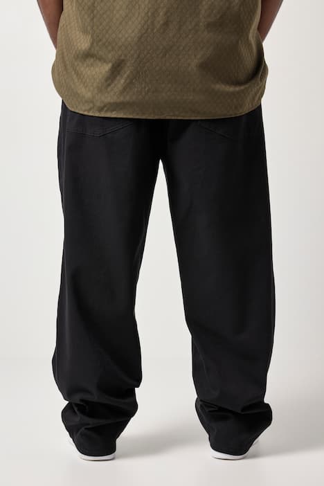 STHUGE Hose, extra weiter Baggy Fit, Twill, 5-Pocket, bis 72