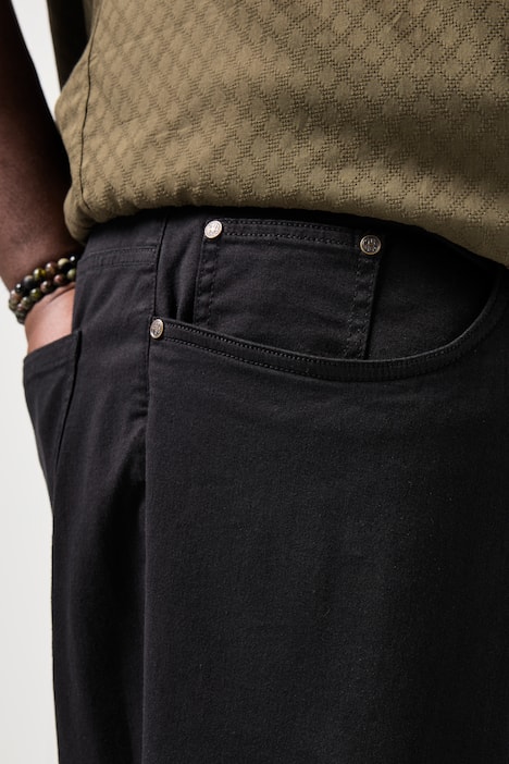 STHUGE Hose, extra weiter Baggy Fit, Twill, 5-Pocket, bis 72