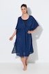 Kaftan, Muscheln, V-Ausschnitt, Satinband