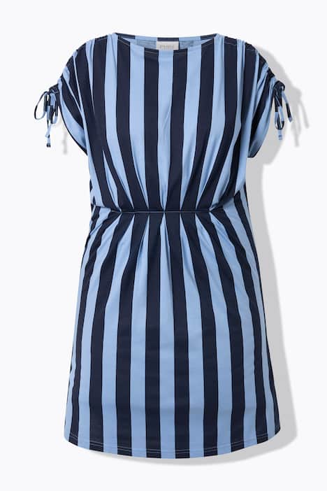 Maglia a tunica senza maniche con righe e scollo a tunica