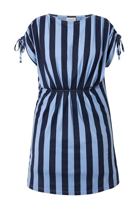 Tunika, pruhy, lodičkový výstřih, bez rukávů