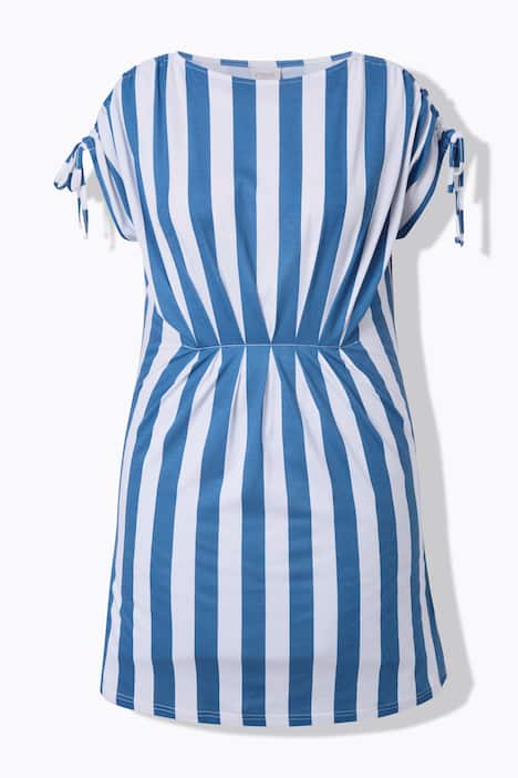 Maglia a tunica senza maniche con righe e scollo a tunica