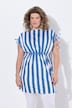 Maglia a tunica senza maniche con righe e scollo a tunica