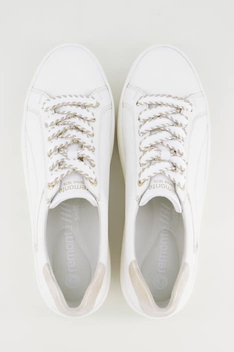 Sneaker di pelle Remonte con soletta sostituibile e larghezza G