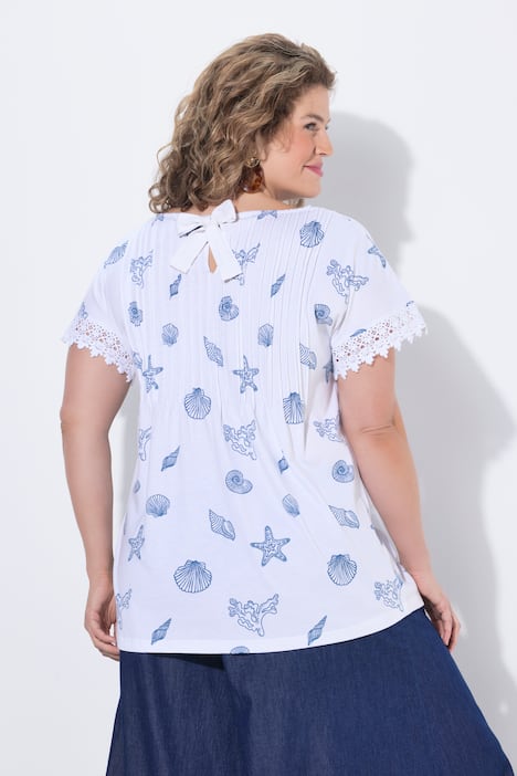 T-shirt, biesjes, boothals, mouwloos, biologisch katoen