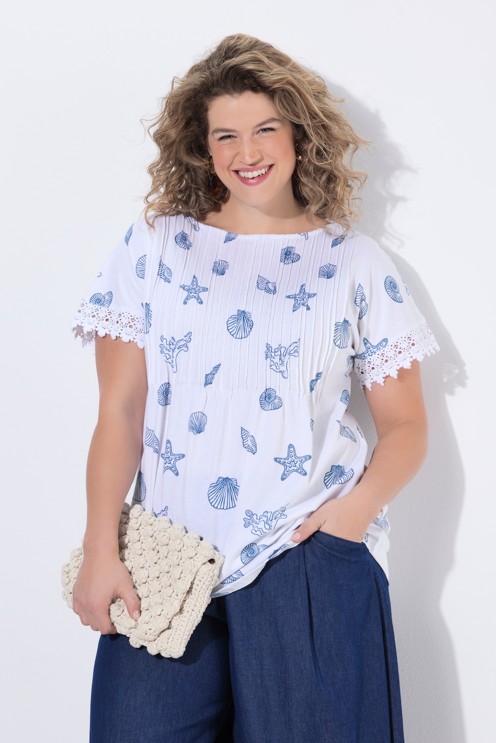 T-shirt, biesjes, boothals, mouwloos, biologisch katoen