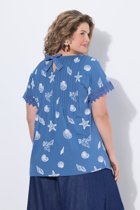 T-shirt, biesjes, boothals, mouwloos, biologisch katoen