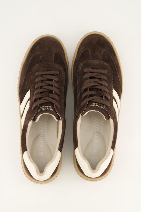 Remonte leren sneaker, leermix, uitneembaar voetbed, wijdte H