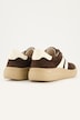 Remonte leren sneaker, leermix, uitneembaar voetbed, wijdte H