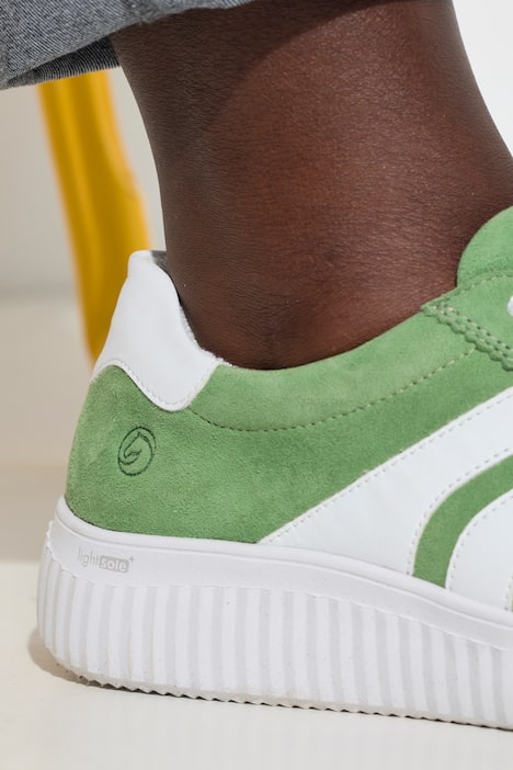 Remonte læder-sneaker, lædermix, udskiftelig indersål, bredde H