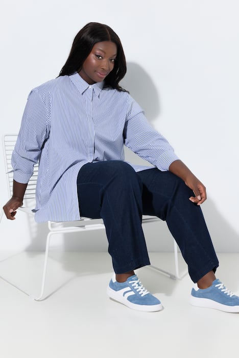 Remonte læder-sneaker, lædermix, udskiftelig indersål, bredde H