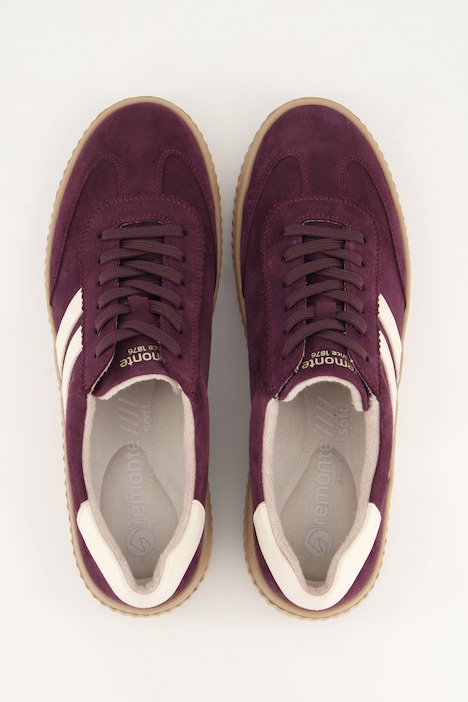 Remonte leren sneaker, leermix, uitneembaar voetbed, wijdte H