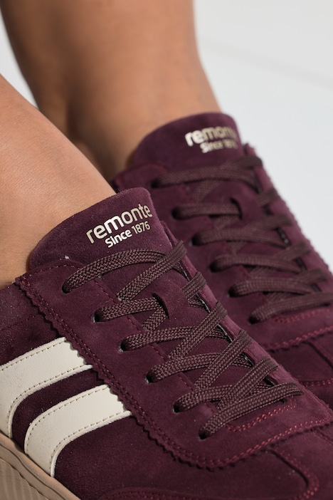 Remonte leren sneaker, leermix, uitneembaar voetbed, wijdte H