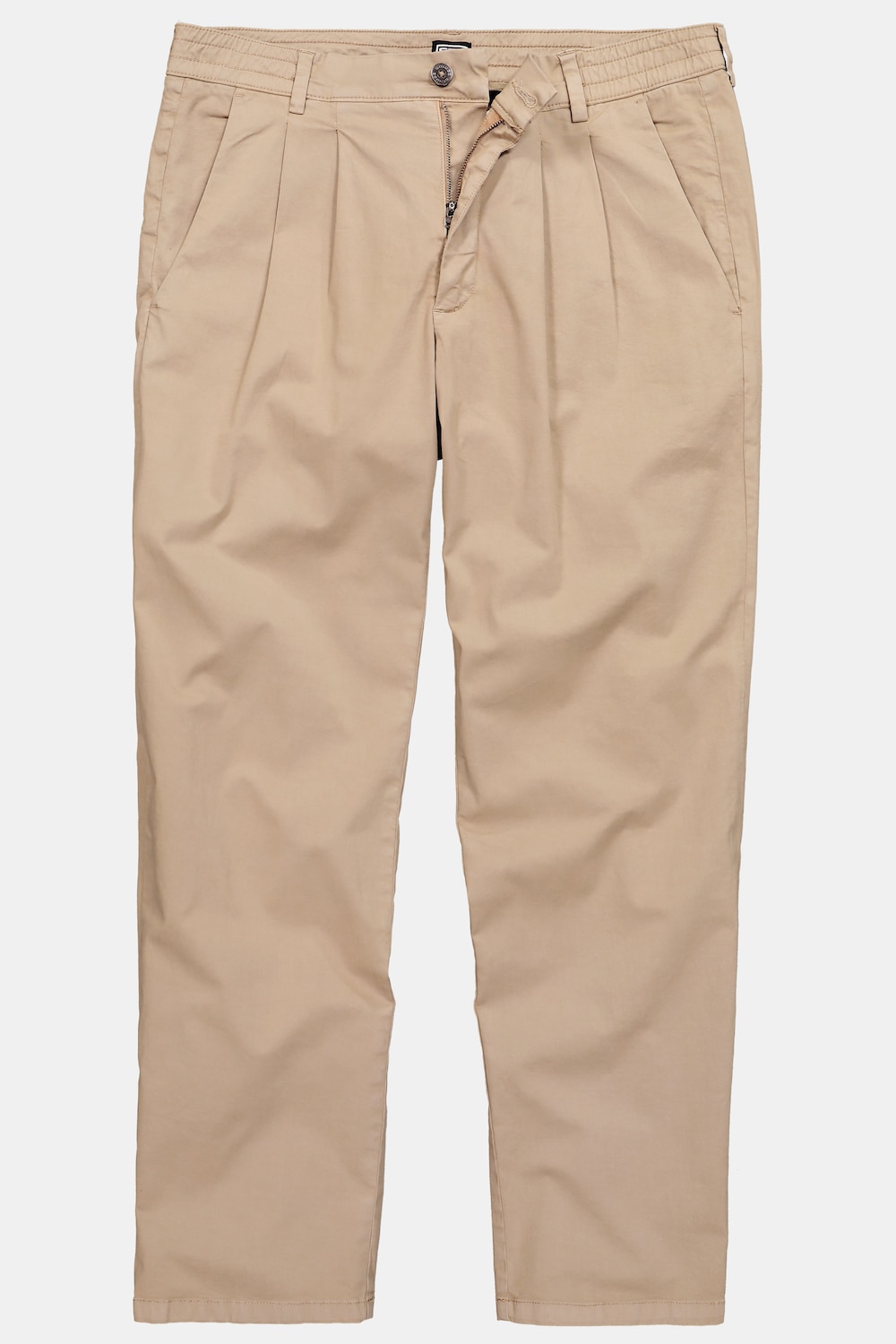 STHUGE chino, bandplooien, Baggy Fit, broek, tot maat 72